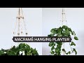 DIY Macramé Hanging Planter with Beads