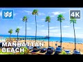 Walking tour of Manhattan Beach Pier & The Strand in South Bay, California 🎧【4K】