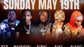 #ygteck #nasgchaz #ybsscola Roddy Rackks RAWDOPE% PODCAST DAY PARTY VLOG EP| 349