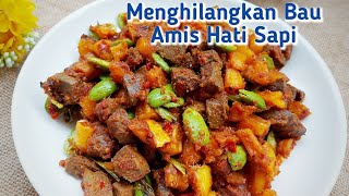 Cara membuat sambal goreng ati sapi