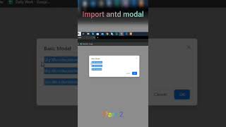 antd modal part-2 #coding #development #trendingshorts #code #reactjs #react #html5 #css3 #shorts
