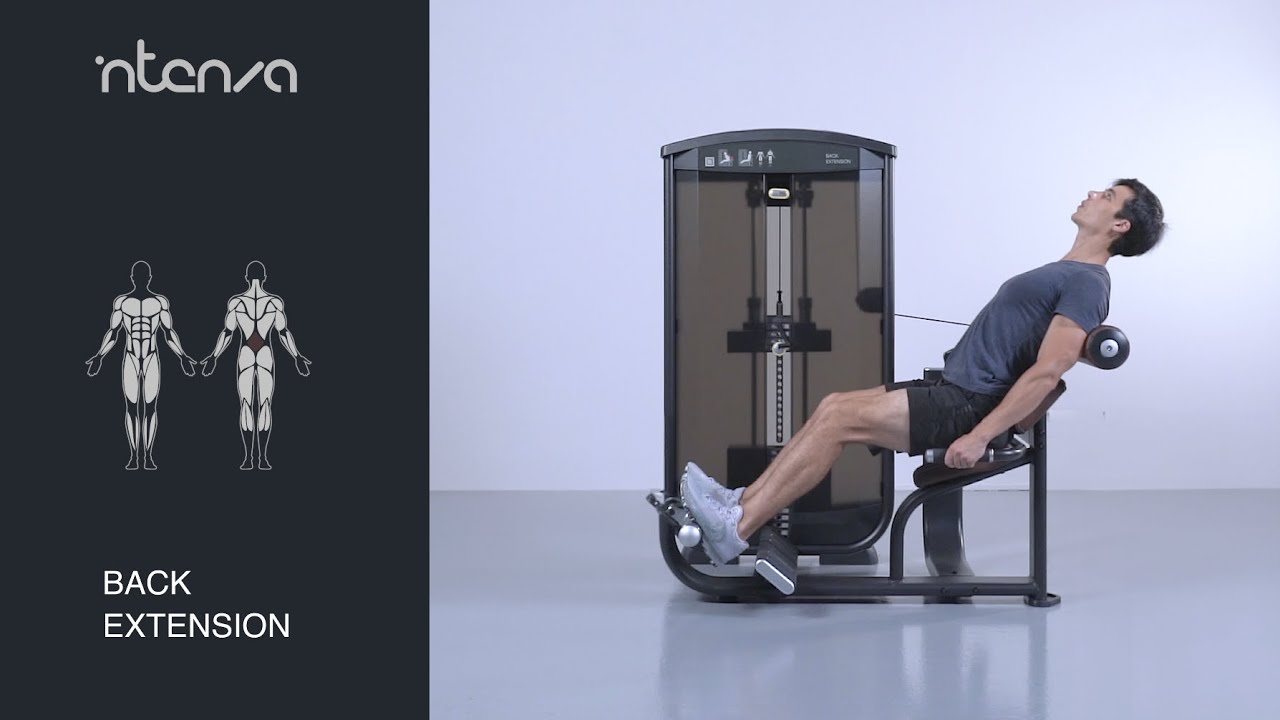 Back Extension: Intenza Selectorized Ease Line Tutorial - YouTube