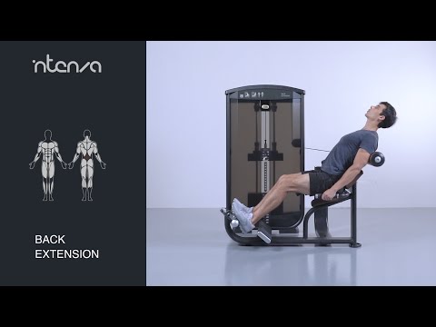 Back Extension:  Intenza Selectorized Ease Line Tutorial