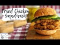 Quick and easy fried chicken recipe  fried chicken sandwich recipe