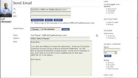PKPSchool: OJS for Editors: Lesson 10: The Reviewer Steps