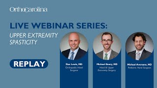 Upper Extremity Spasticity with Dr. Lewis, Dr. Geary, and Dr. Aversano | Webinar Replay