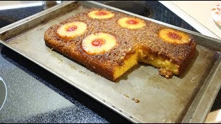 EASY PINEAPPLE UPSIDE DOWN CAKE!