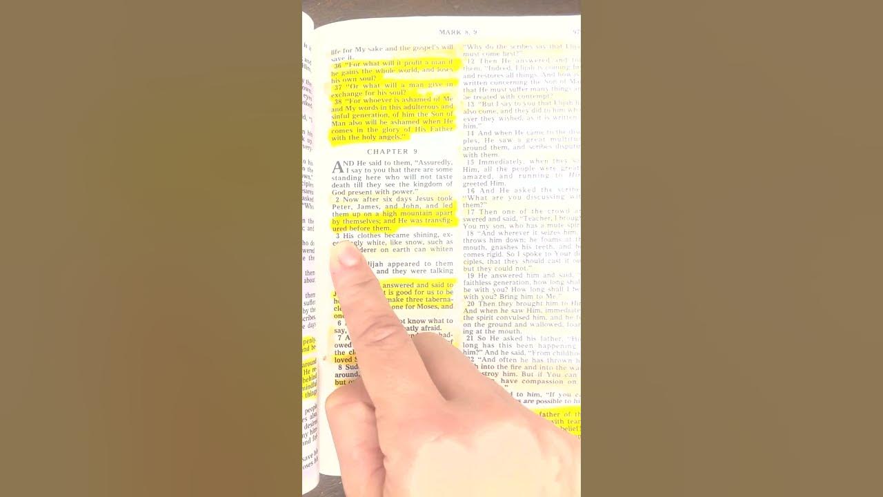 Bible Readings Mark Chapter 9 Verse 1 Through 7 YouTube mormon-chapter-9-verse-13-youtube