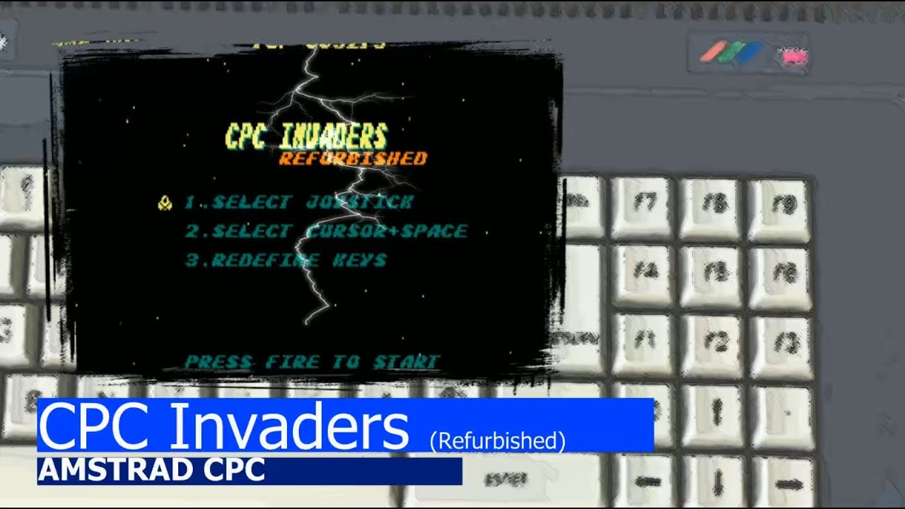 Cpc Invaders Amstrad CPC -=CPC Invaders=- (Refurbished) - YouTube