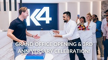 Embracing the future at Our Grand Office Opening and our 3rd Anniversary!