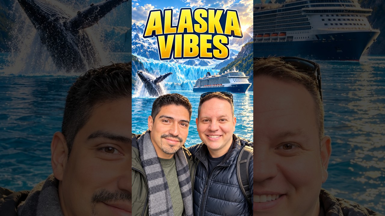 Alaska Cruise Vibes That Don’t Feel Real 🐋🏔️ #shorts