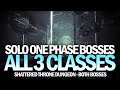 Solo One Phase Shattered Throne Bosses on All 3 Classes [Destiny 2]