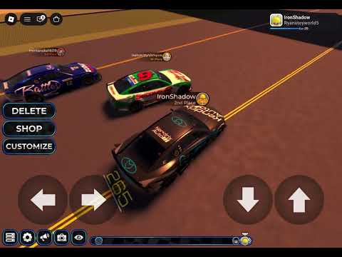 PLAYING ROBLOX BACKSTRETCH BATTLES RACING