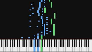 Leopold Godowsky - Fr, Fr, Frisell | Piano Visualization