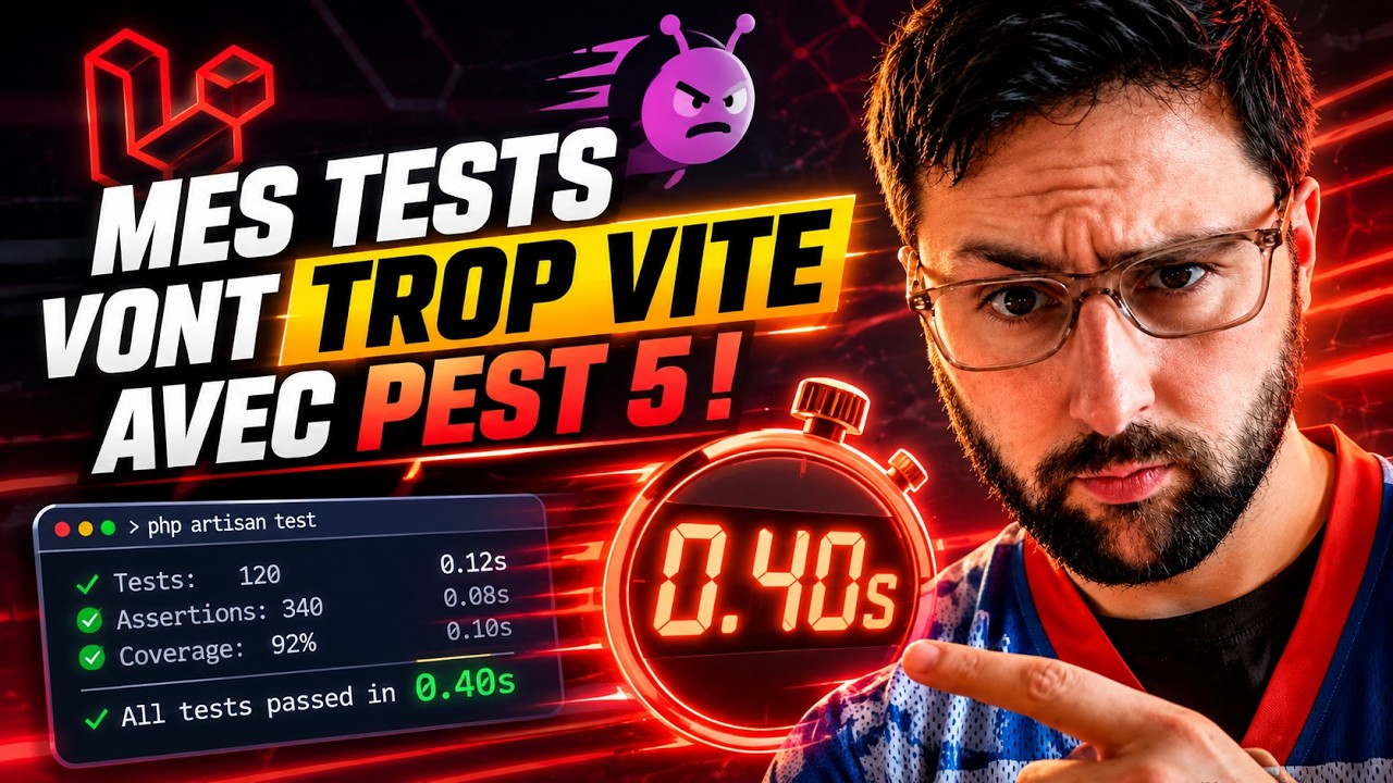 J’ai divisé le temps de mes tests PHP par 2 🤯
