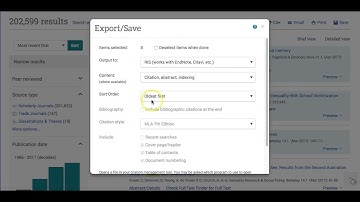 Demo  Exporting from ProQuest to EndNote