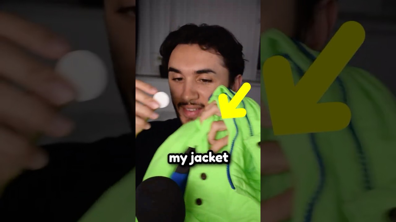 He put an airtag in a jacket... #shorts #shortsfeed #youtubeshorts #cringe #lifehack #comedy #funny