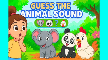 Animal Sound 🐘🐼🐔 | Animal Sounds for Kids 