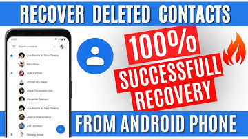how to recover deleted contacts from android phone (2022) restore deleted contacts in android phone