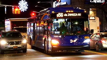 MTA New York City Bus 2018 New Flyer "Xcelsior" XD40 7560 On The Q56 @ Jamaica Avenue & 147th Place