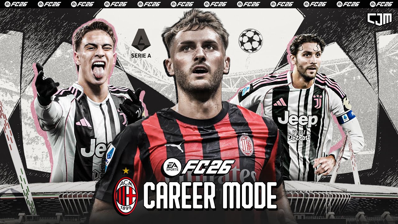 FC 26 AC Milan Career Mode | Juventus vs Milan! Round of 16 UEFA Champions League #16