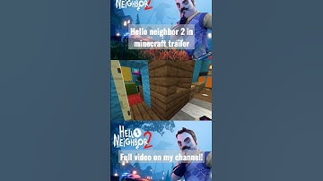 hello neighbor 2 in minecraft trailer #helloneighbor2 #tinybuildgames #helloneighbor2minecraft