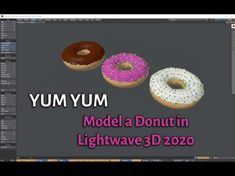 Lightwave 3D 2020 Donut tutorial