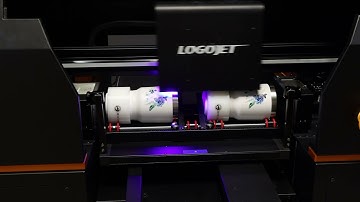 LogoJET Rotary Printing on Multiple Tumblers