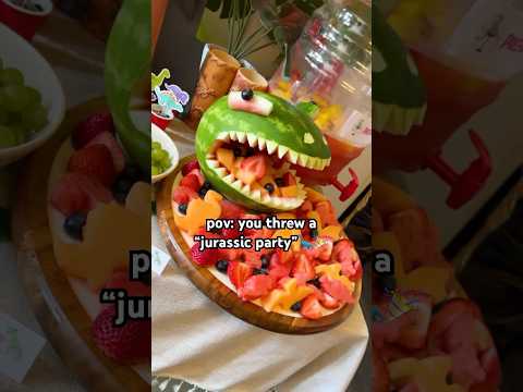 Welcome to Jurassic Party🦕🥳 #jurassicpark #dinosaur #shorts