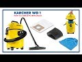 Karcher WD 1 How To: Change Bags & Filters - AND using Wet Function