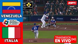 Venezuela vs Italia EN VIVO, Clásico Mundial de Beisbol 2026, Donde Ver, Semis
