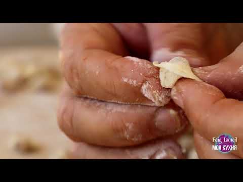 Düşbərə (Дюшбара) по бакинскому рецепту С помидорами и без (два рецепта) на ложке 10 штук