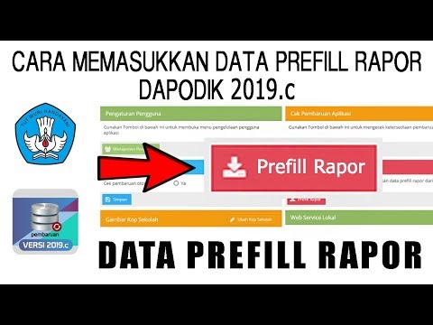 Lengkap!!! Cara Download dan Instal Prefill Rapor pada Dapodik Versi 2019 C