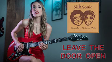 Leave the door open - SILK SONIC - Guitar Solo by Loida Liuzzi