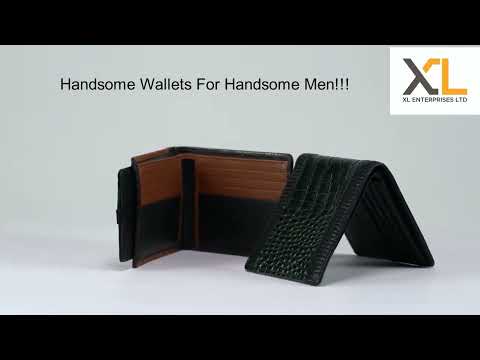 Elegant Genuine Leather Bi-fold Wallet Designs From The House of XL Enterprises Ltd. - video from X L Enterprises Limited