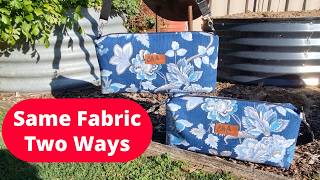 Master Boxy Bags: 2 Zipper Types & 2 Boxed Corner Variations