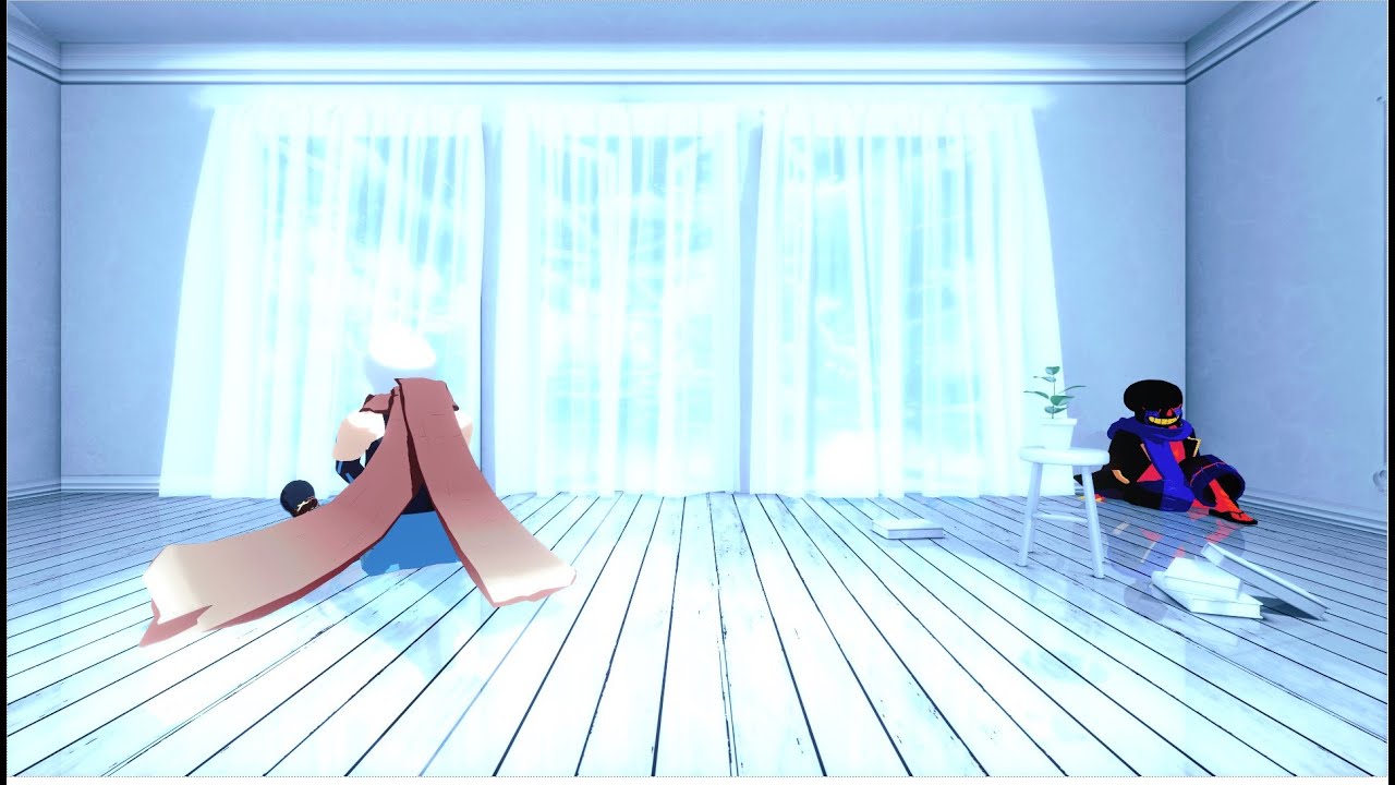 [MMD] 絶え間なく藍色 [UndertaleAU]