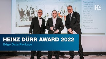 Heinz Dürr Award: Edge Data Package | Kategorie: Innovation