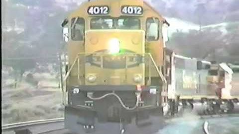 RETRO TRAINS: Railfanning Tehachapi Loop 1993 Part 2 of 2