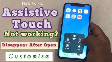 solved/iPhone Assistive Touch Not Working,Disappear, How To Customis