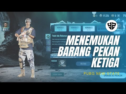 TUTORIAL STORY MISI MINGGU 3 DISK KEAMANAN BRANKAS KOIN EMAS PROFIL PRAJURIT | PUBG NEW STATE VOL3