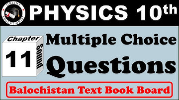 Solved Multiple Choice Questions | Chapter 11 Sound | Physics 10th | Balochistan Textbook Board