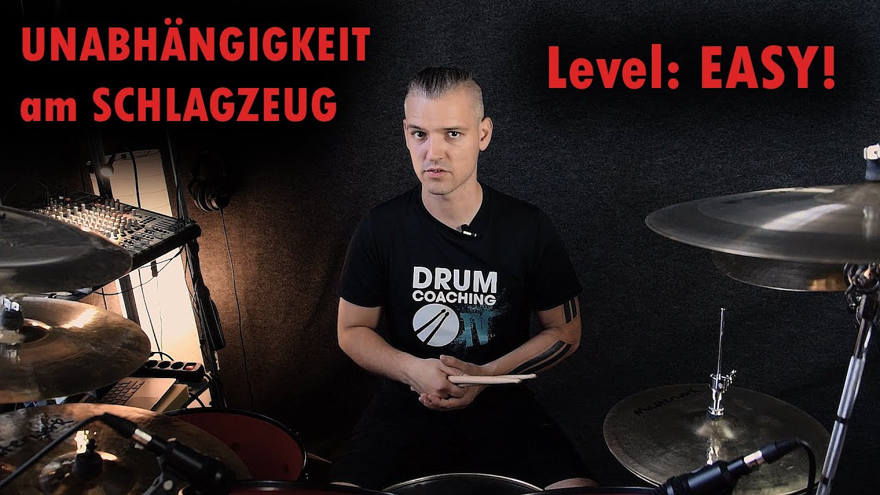 ZWEI EINFACHE UNABHÄNGIGKEITSÜBUNGEN für Schlagzeuger