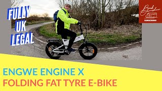 Engwe Engine X - UK Legal Fat Tyre Folding E-Bike