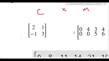 5I - Encoding and Decoding Matrices