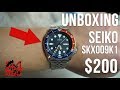 Unboxing of Seiko SKX009 (SKX007) - Diver's Watch Under $200