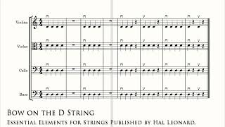 Essential Elements for Strings No. 47. D String.