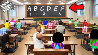 GTA 5 : Franklin First Day Of New School in GTA 5 ! (GTA 5 mods)