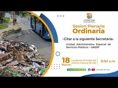Plenaria Ordinaria, Míercoles 18 de Marzo 2026
