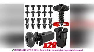 10/20Pairs Car Self Tapping Screws Engine Clamps Torx Screw Bolt Bumper Arch Mud Flaps Splash Guards